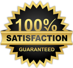 100% satisfaction guarantee