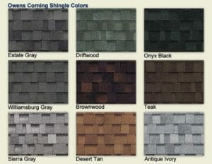 shingle samples