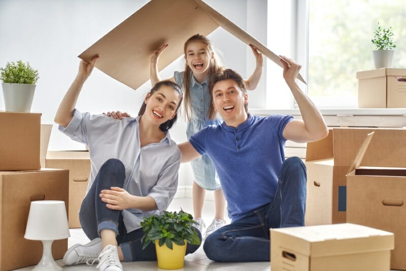 Happy-Family-Building-New-House-Roof-Service-by-Honest-Roofer